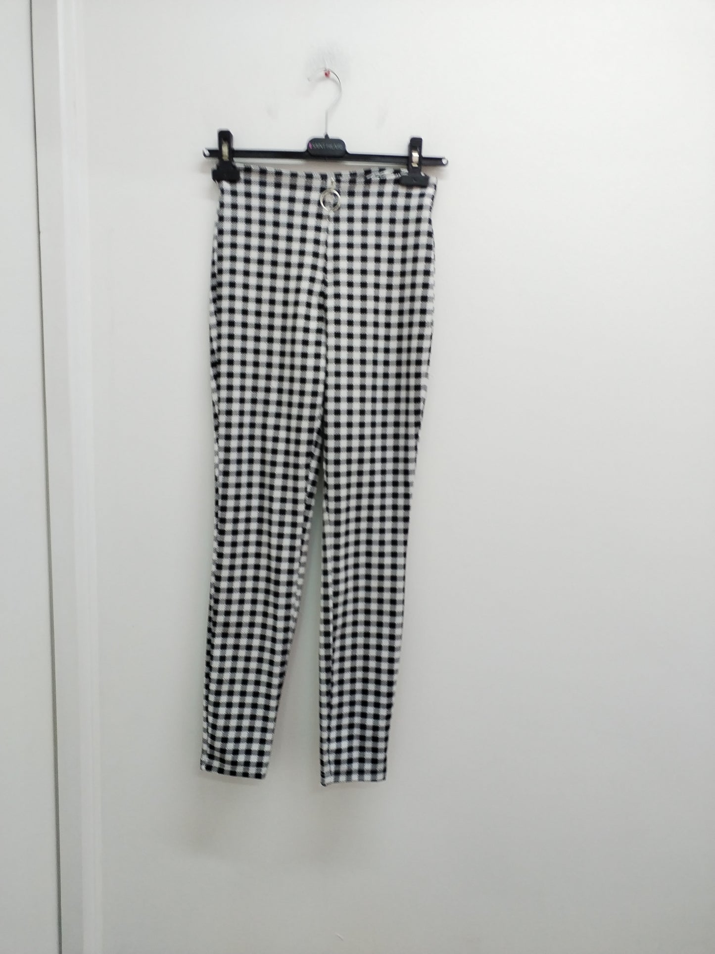 Pantalon Shein noir et blanc à carreaux Taille XS