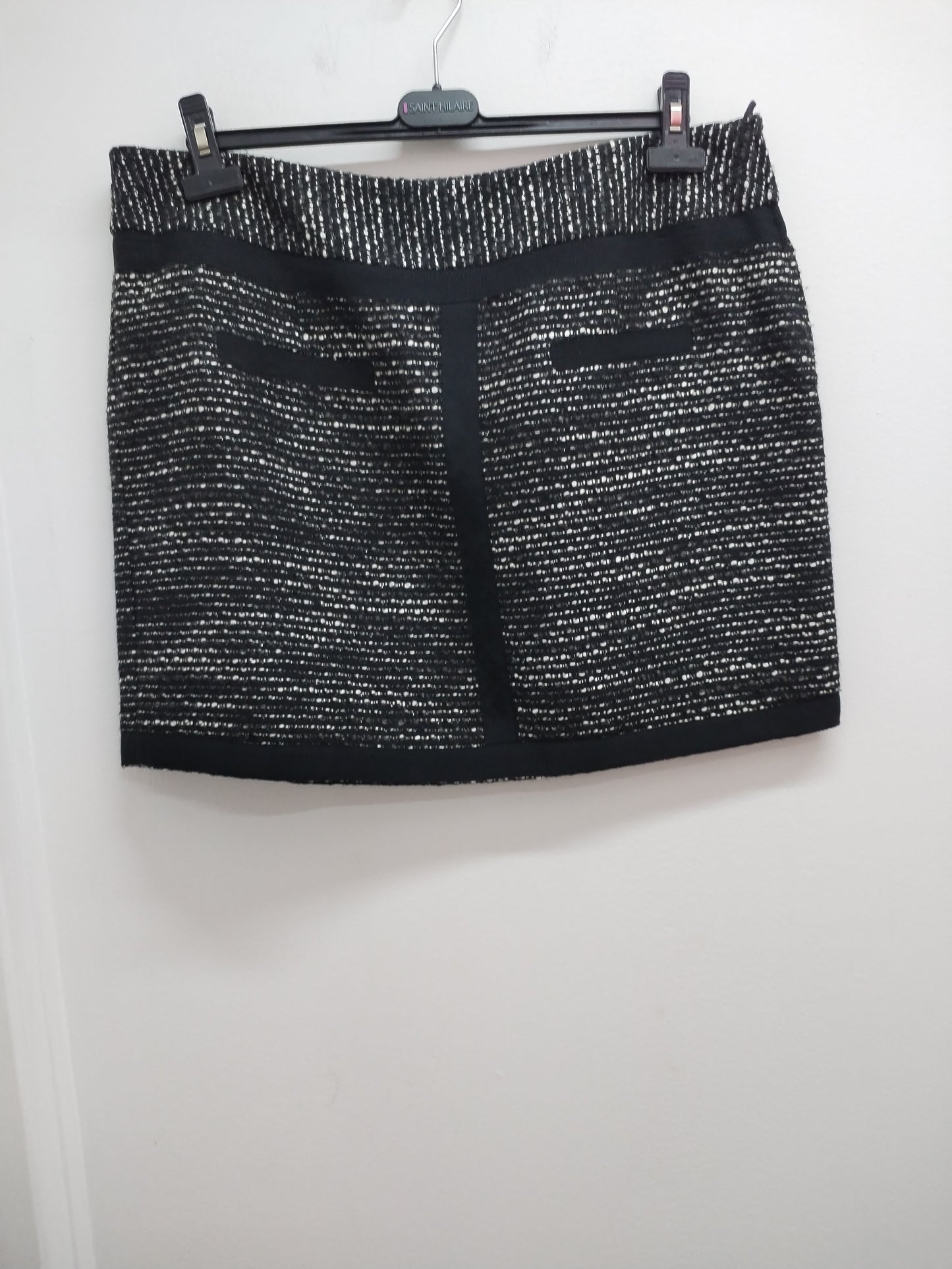 Ensemble veste et jupe noir et blanc Taille XL