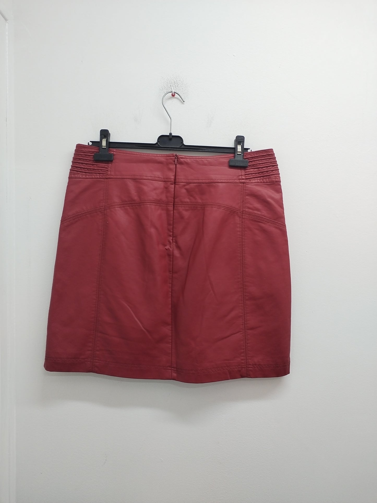 Jupe en similicuir Carnaby rouge Taille 44