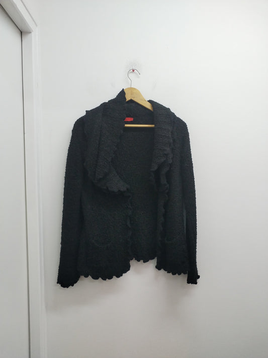 Gilet avec col Tissaia noir taille 42/44