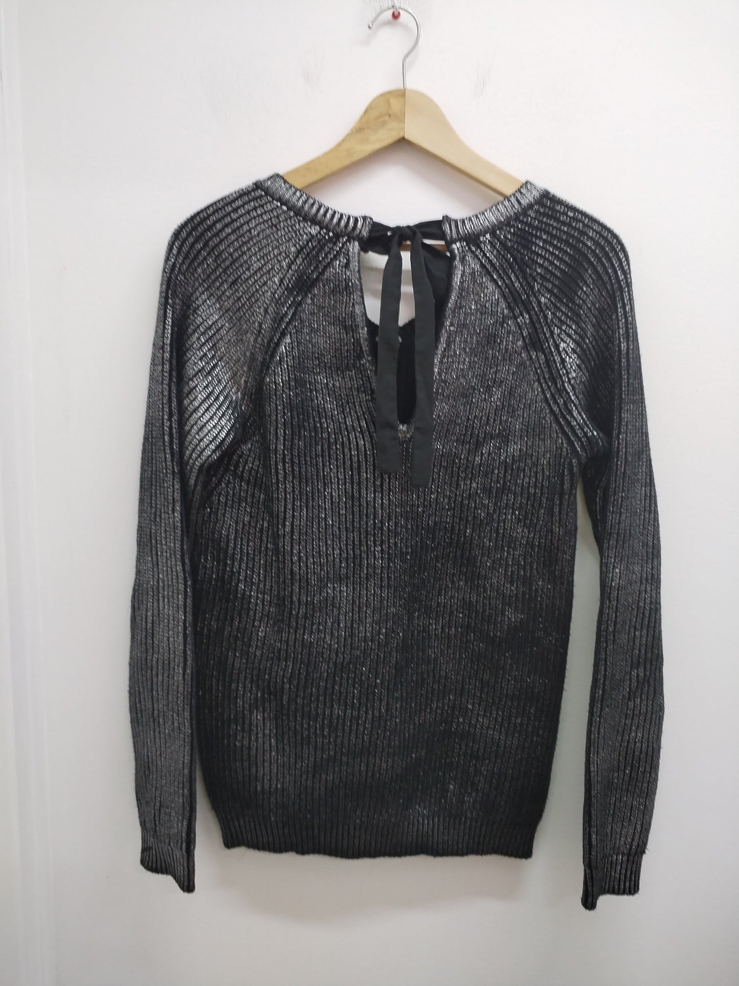 Pull Tissaia noir argenté Taille 38/40