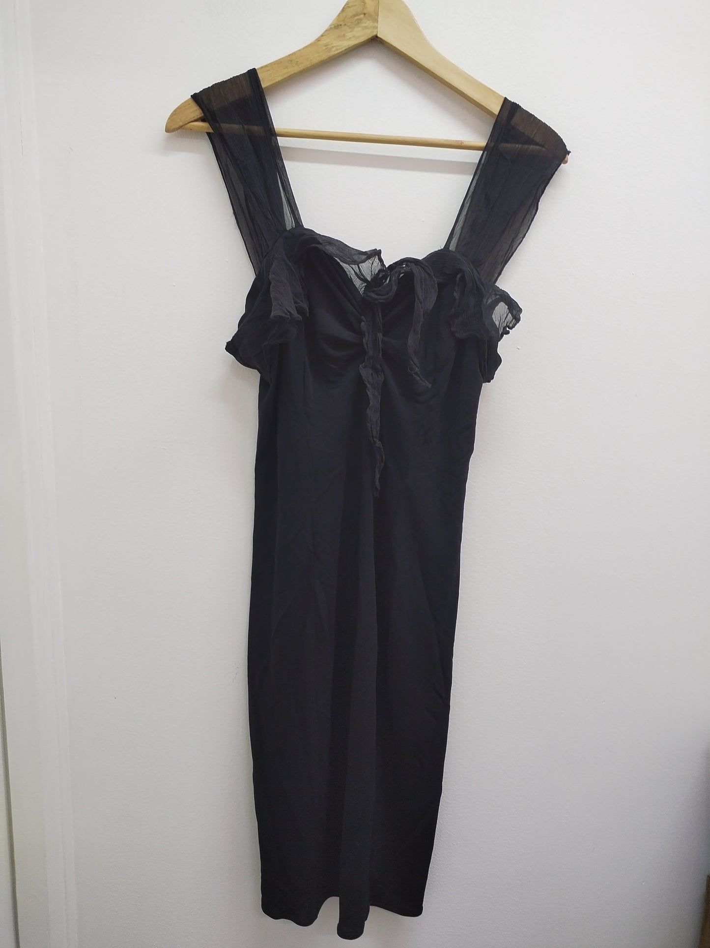 Robe à bretelles Orna Farho noire Taille M