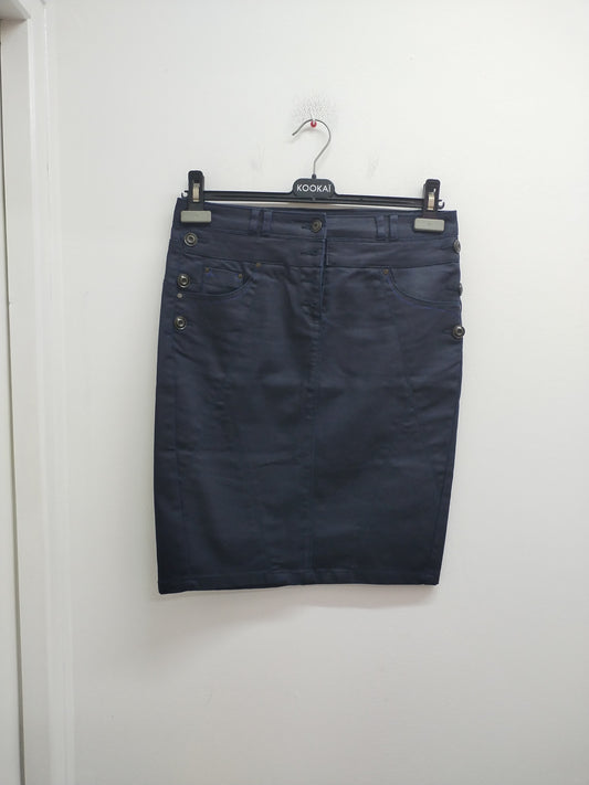 Jupe enduite Bréal marine Taille 36
