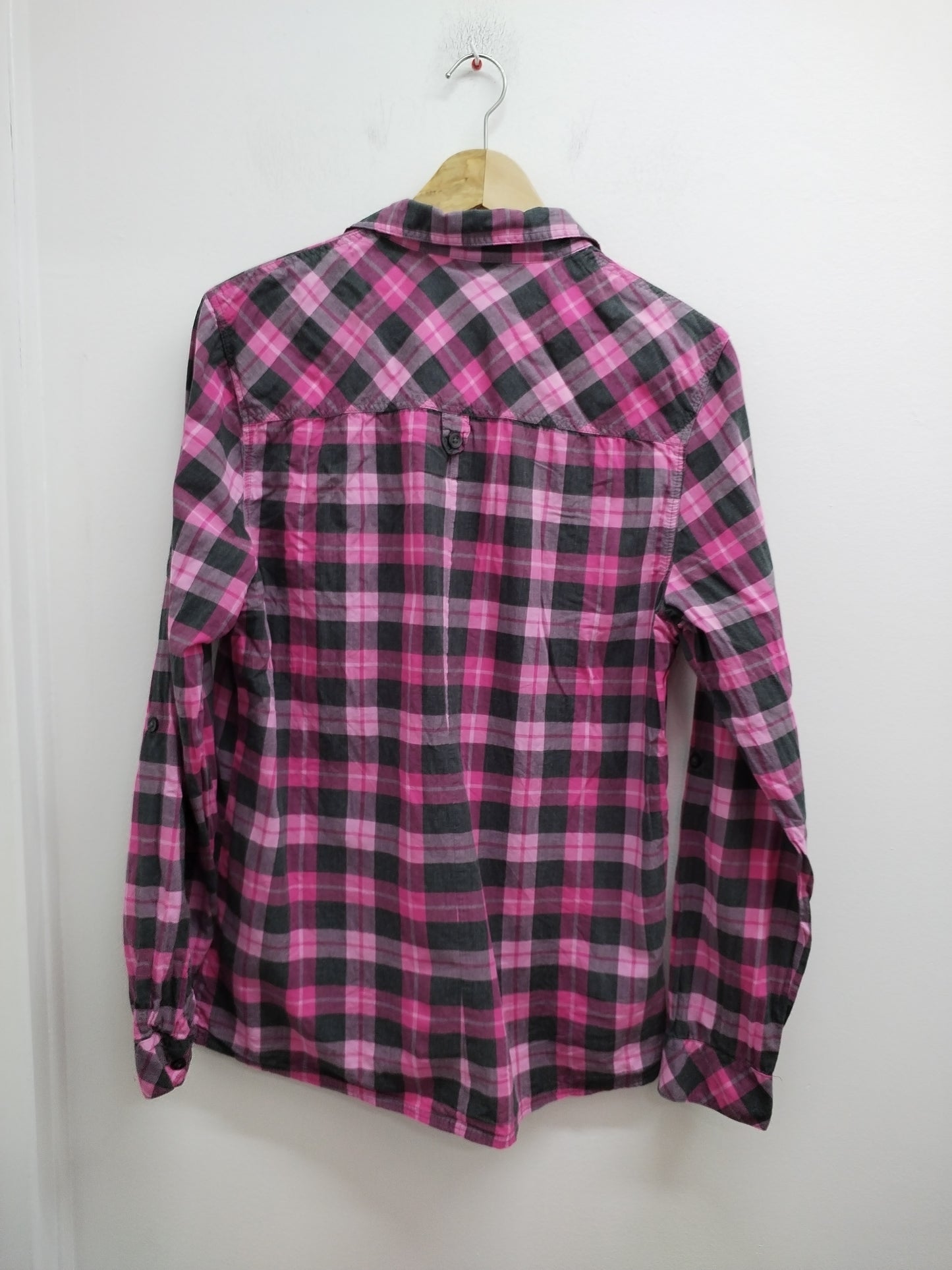 Chemise Divided rose à carreaux Taille S