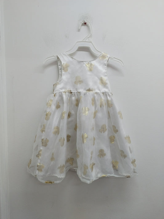 Robe sans manche Minnie Mouse blanche à motifs Taille 3 Ans