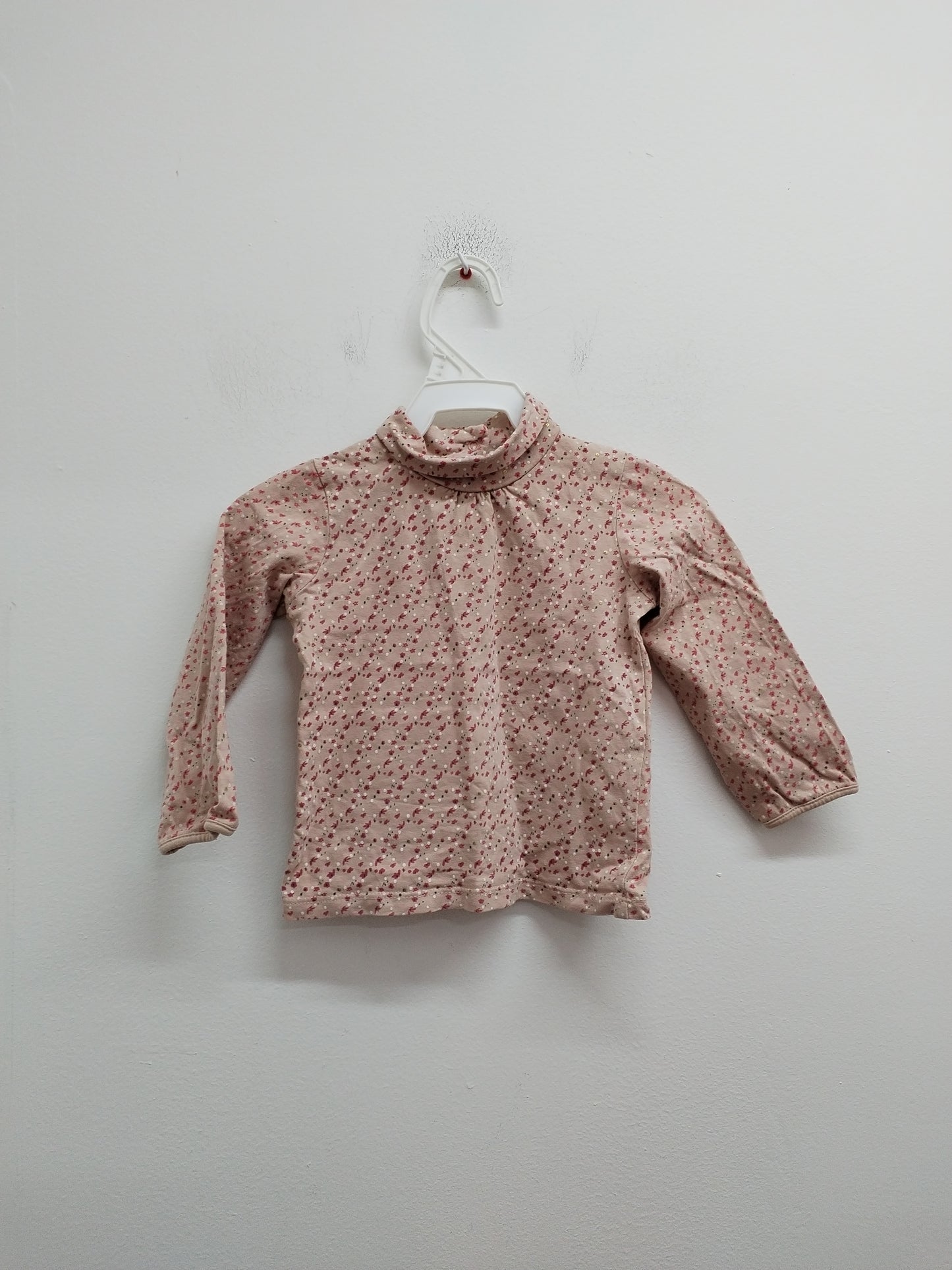 Sous pull Gémo rose à motifs Taille 24 Mois