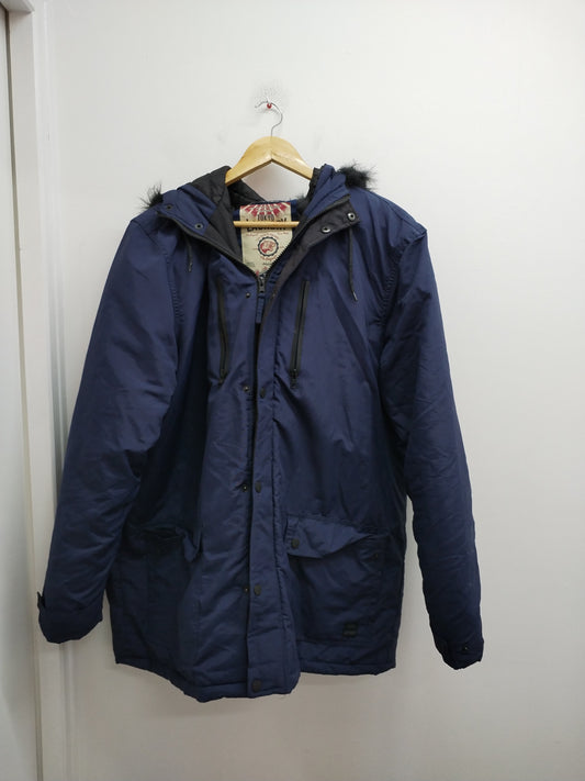 Manteau à capuche Tokyo Laundry bleu Taille XXL