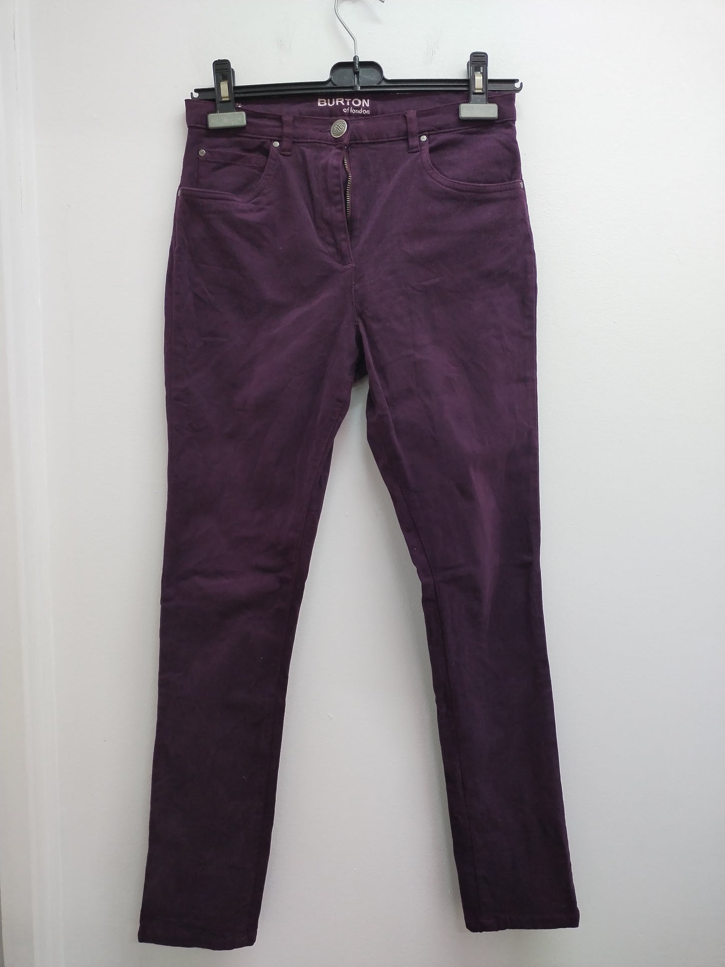 Jeans coupe droite Burton prune Taille 36