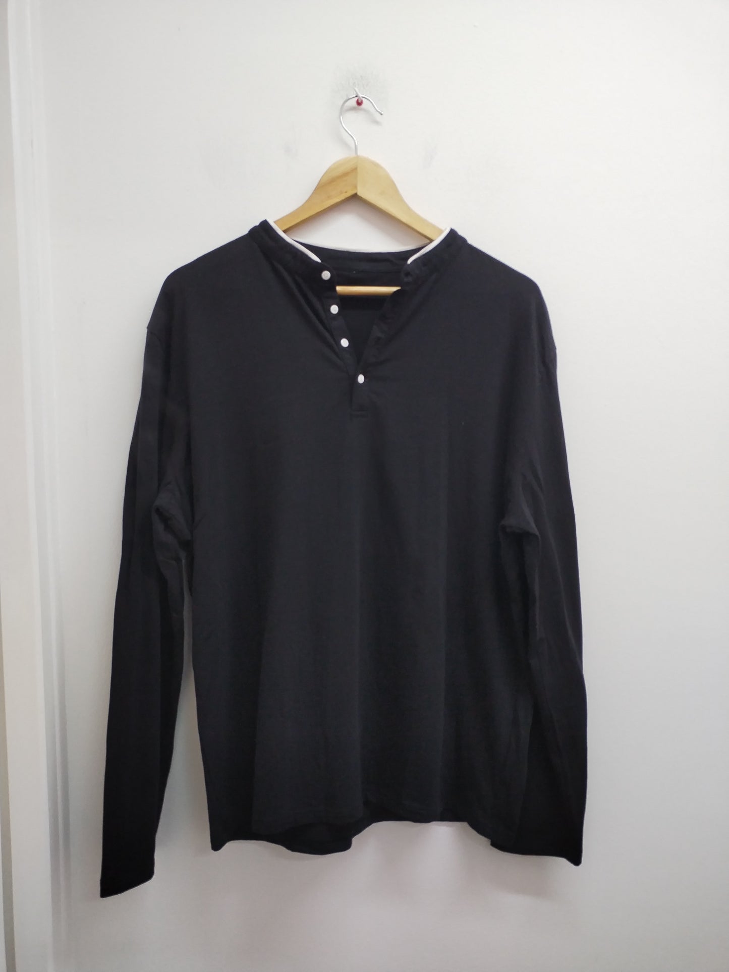 T-shirt manches longues noir Taille XL