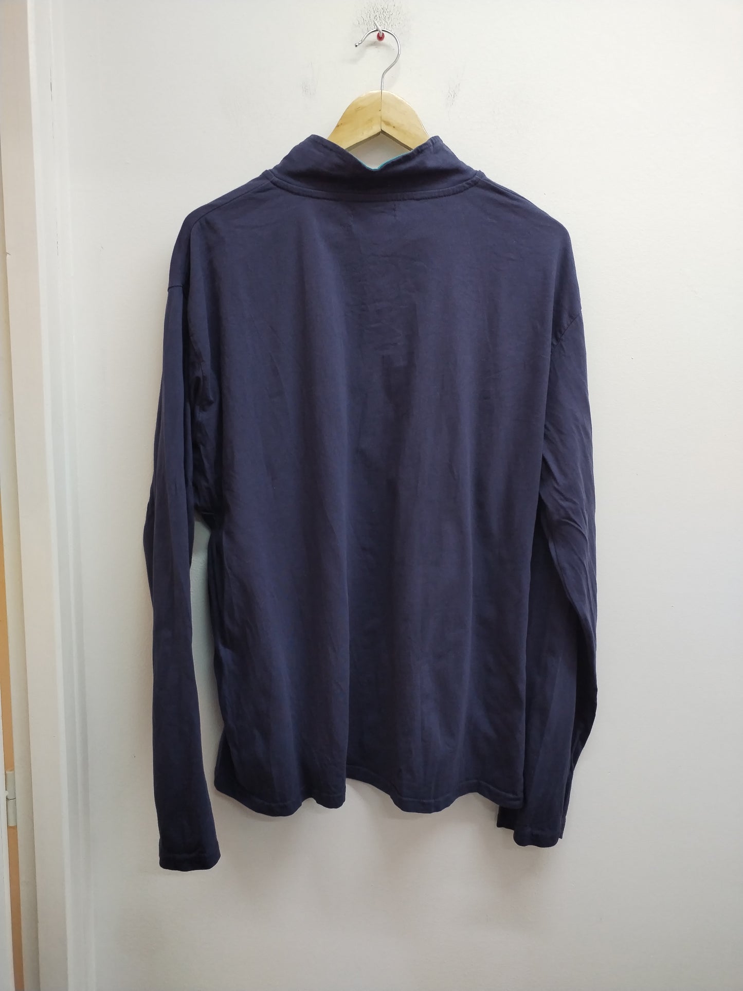 T-shirt manches longues avec fermeture Atlas For Men marine Taille 3XL