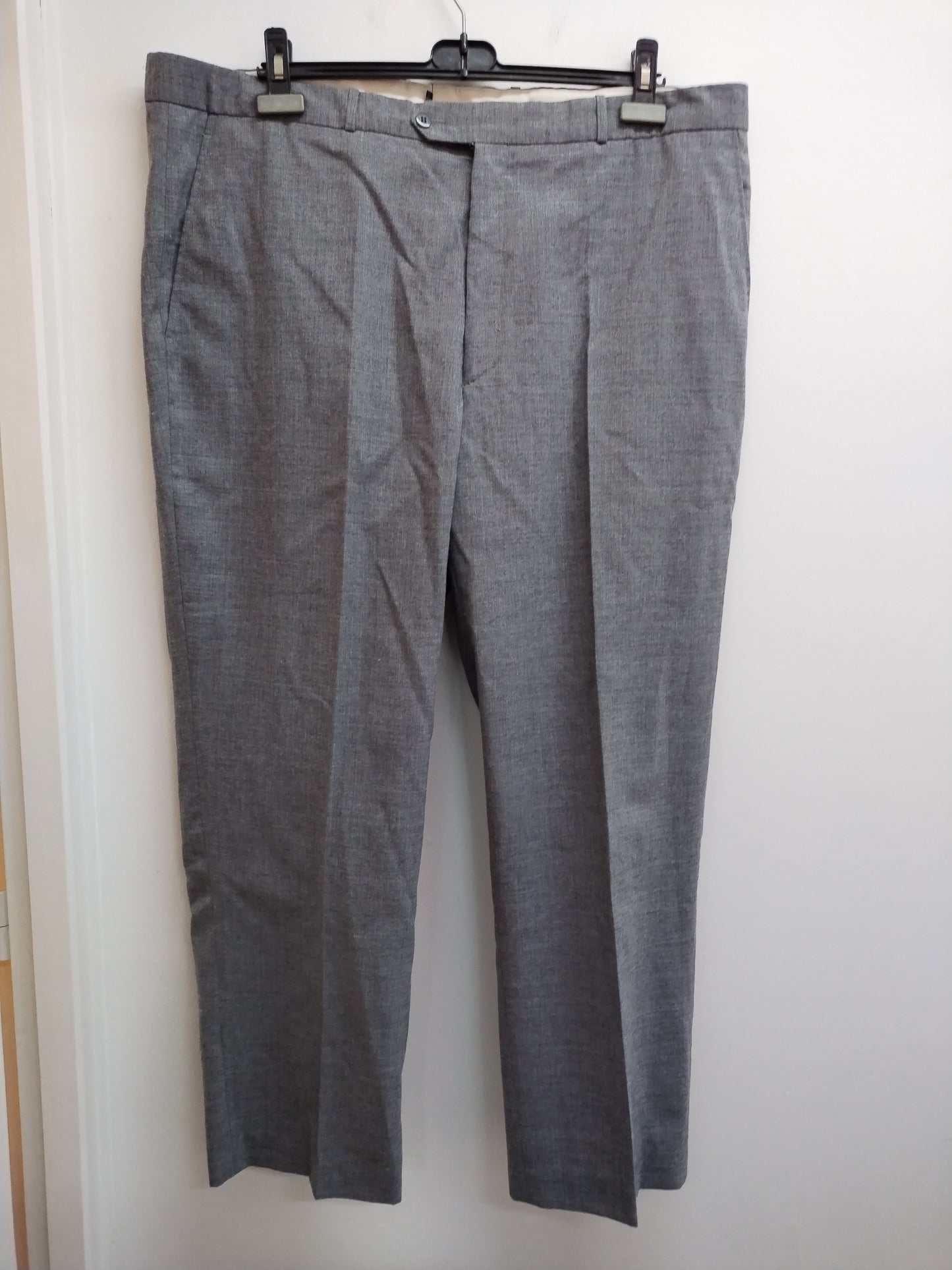 Pantalon de costume gris chiné Taille 54