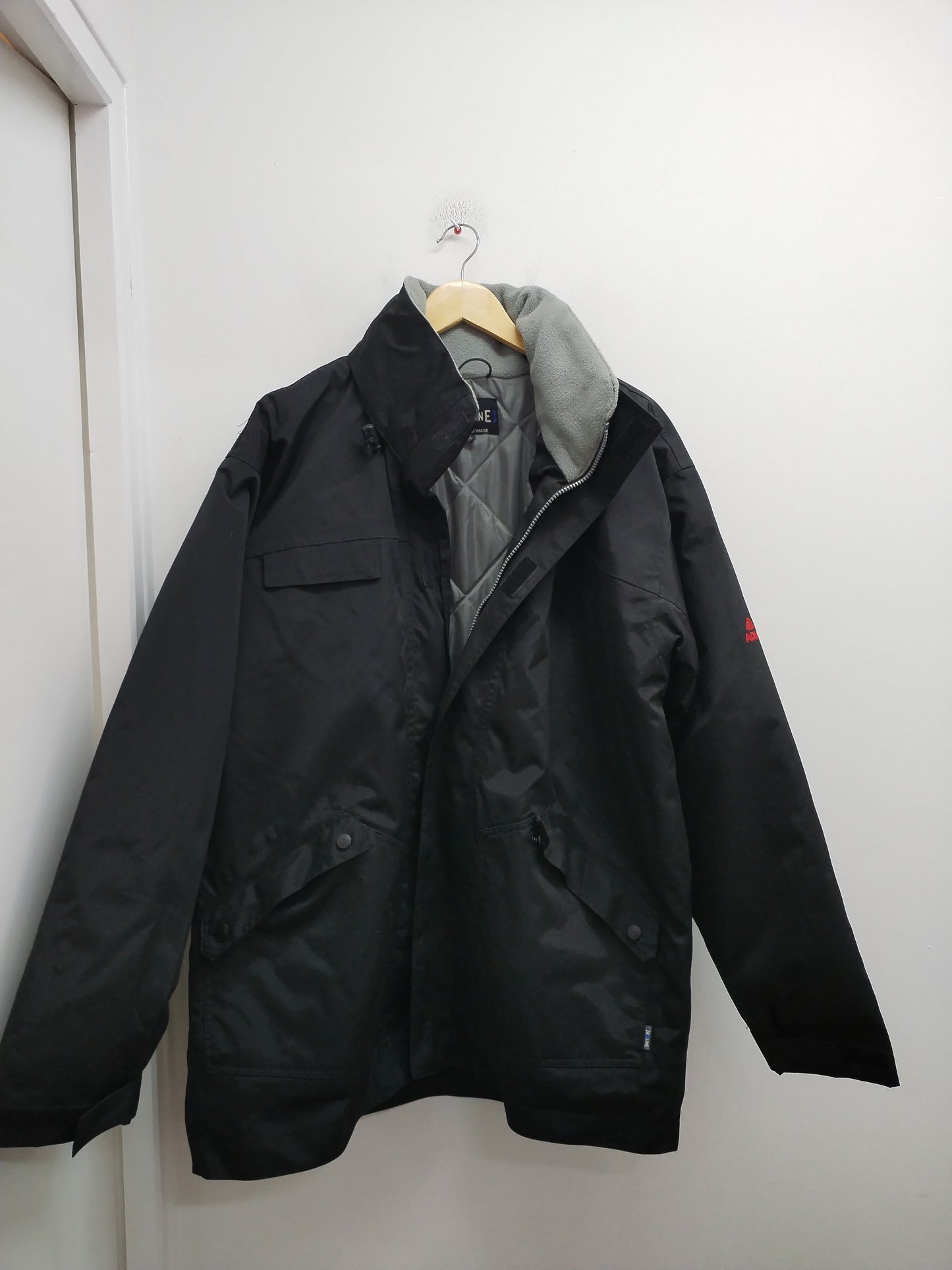 Manteau imperméable doublé avec capuche Indyone dans le cou noir Taille xXL