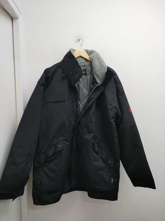 Manteau imperméable doublé avec capuche Indyone dans le cou noir Taille xXL