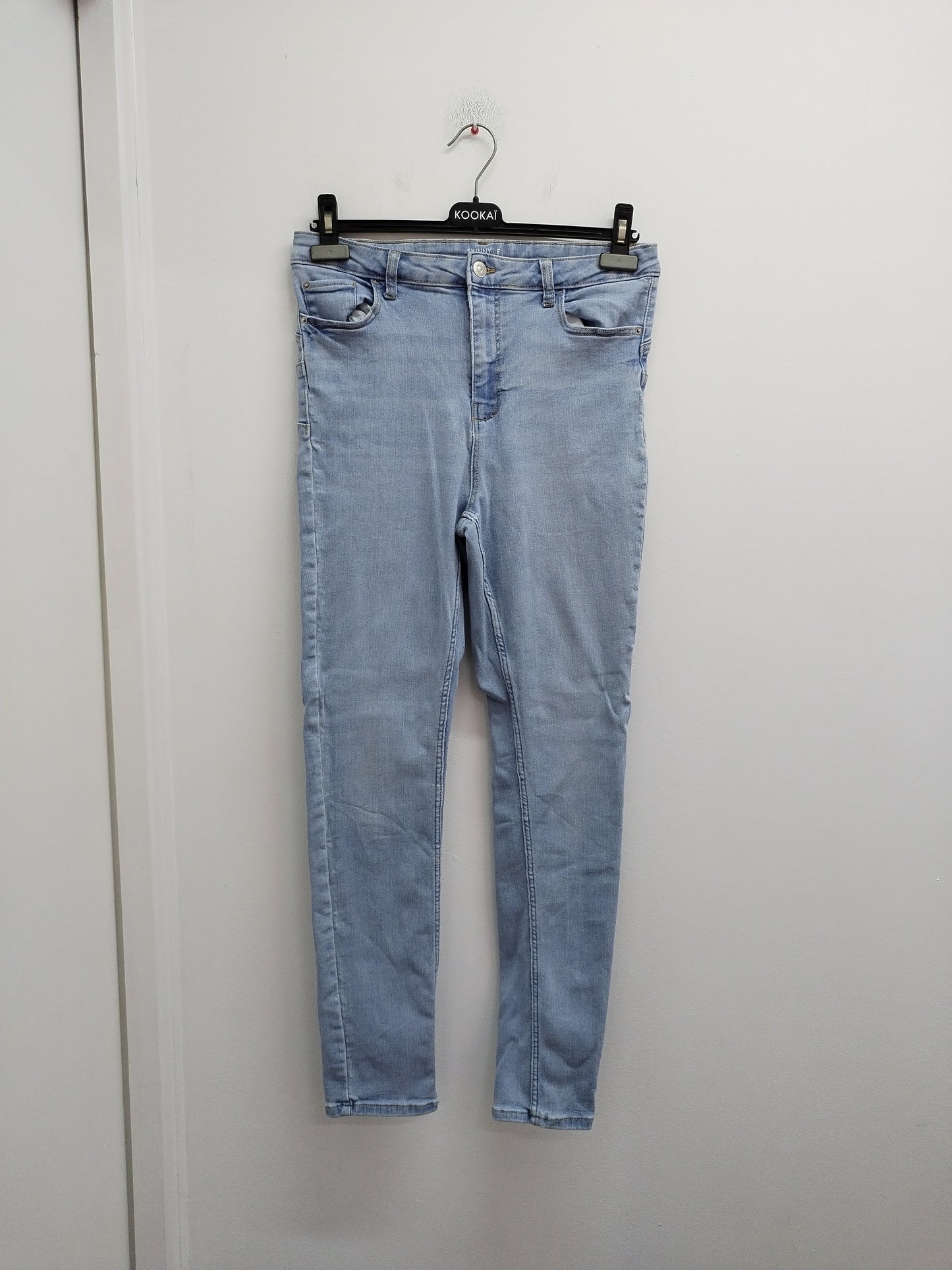 Jeans Kiabi skinny fit bleu clair Taille 40
