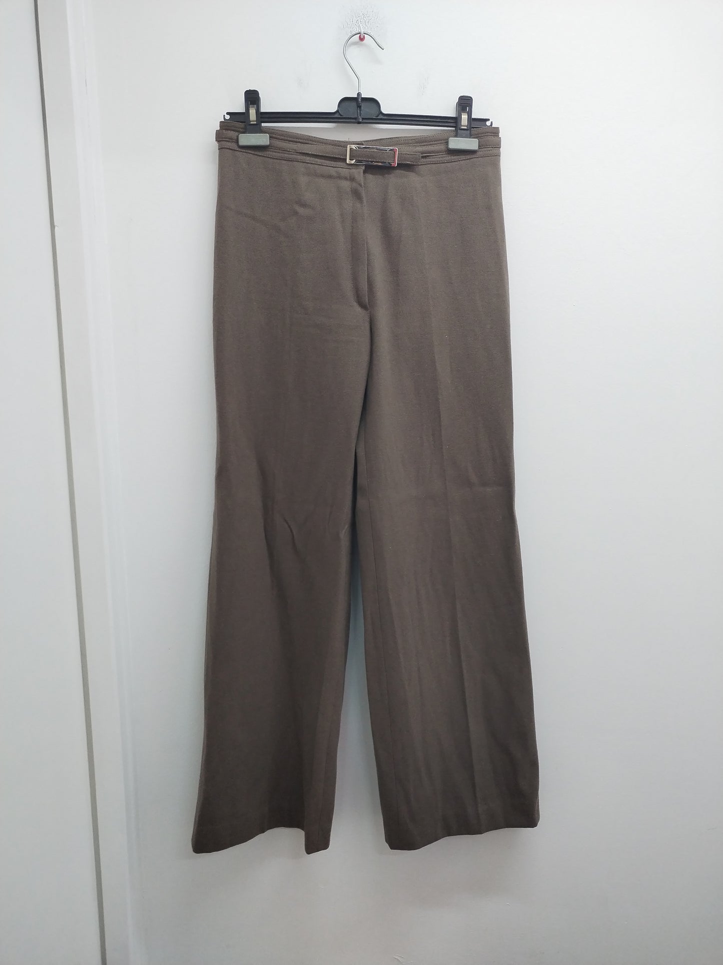 Pantalon jambes larges Gat-Kes marron Taille 38