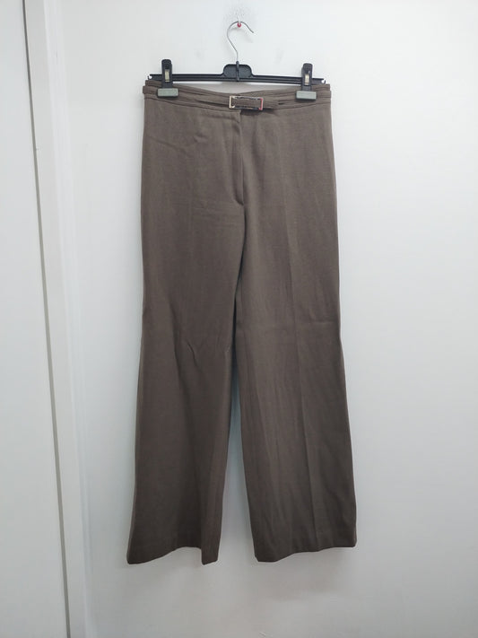 Pantalon jambes larges Gat-Kes marron Taille 38