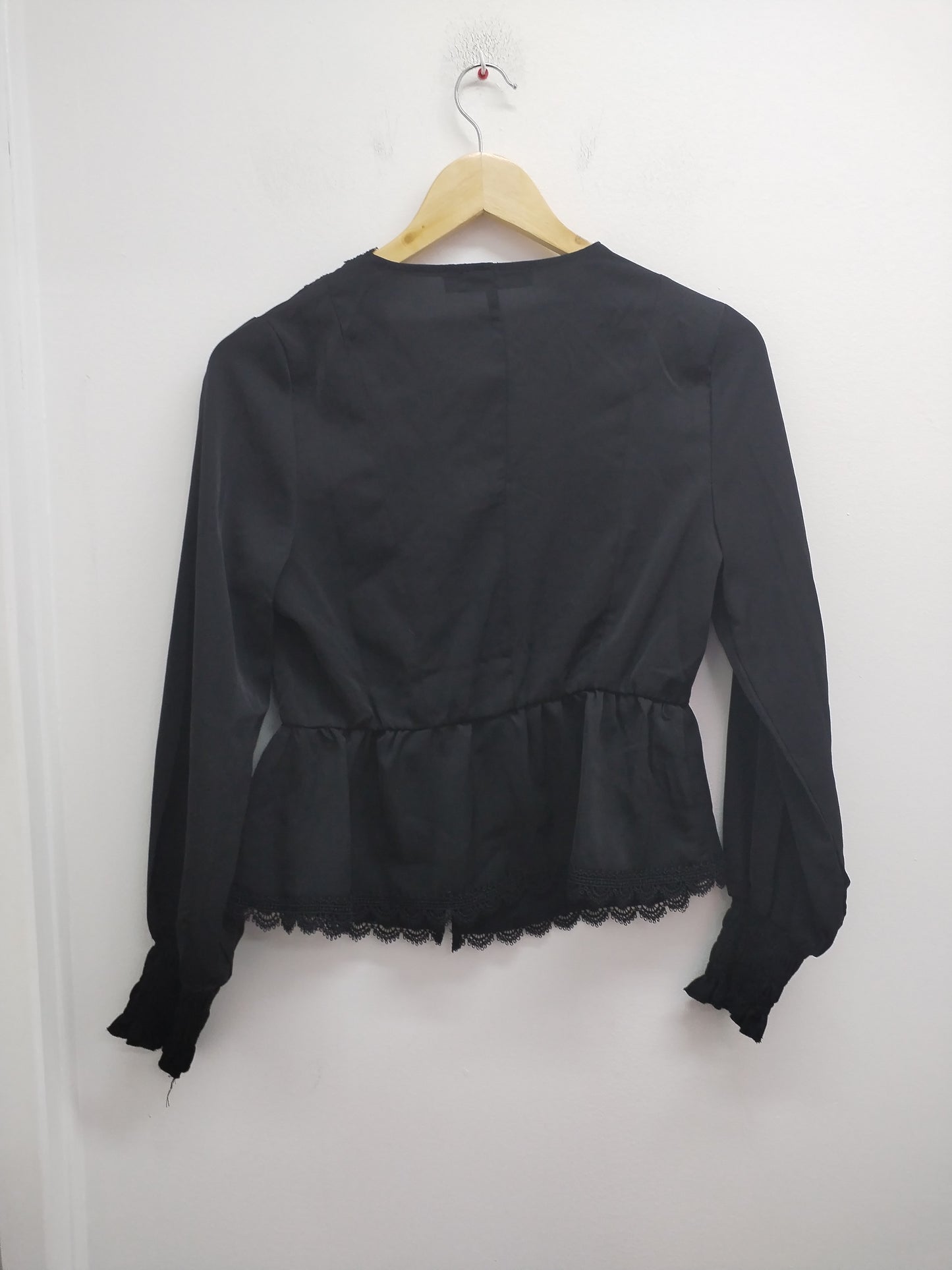 Tunique In Vogue noire avec dentelle Taille S