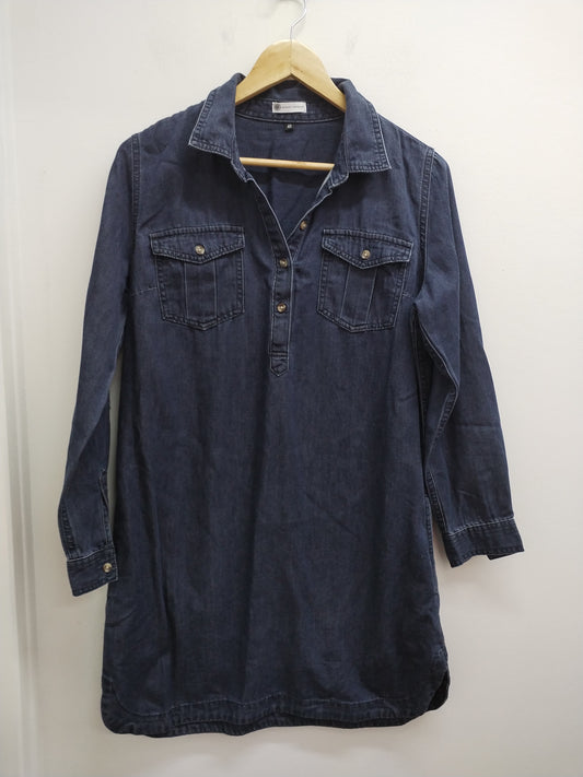 Robe manches longues Gerard Pasquier bleue jeans Taille 40
