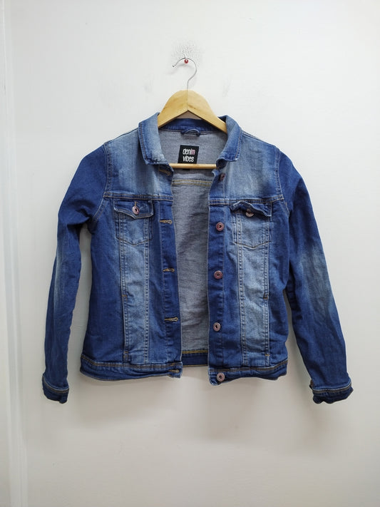 Veste en jeans Denim Vibes bleue Taille 12 Ans