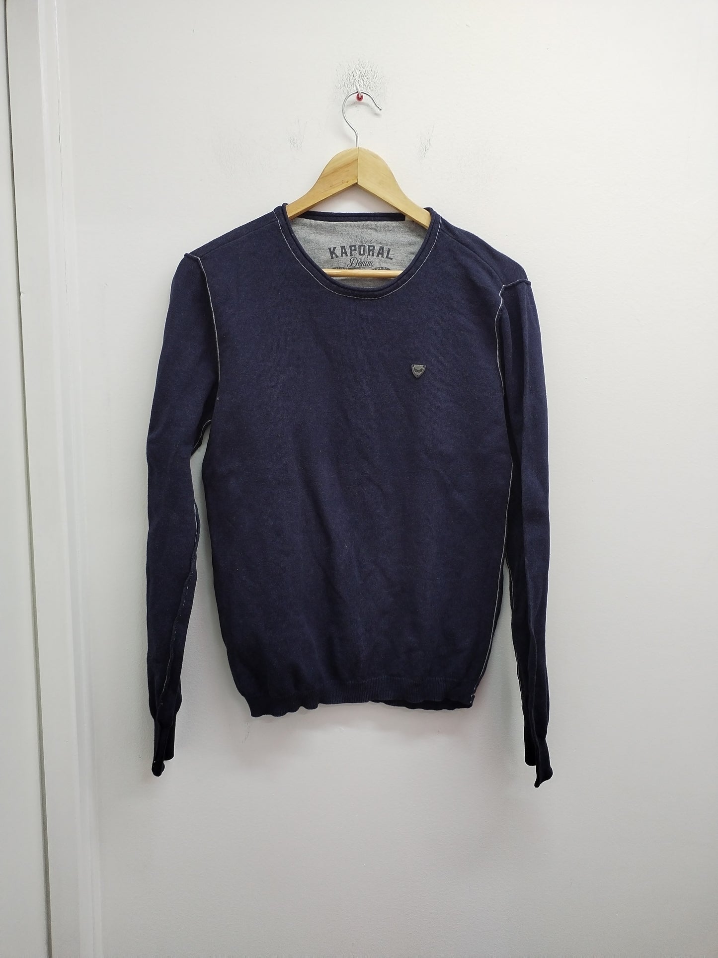 Pull fin Kaporal marine Taille M