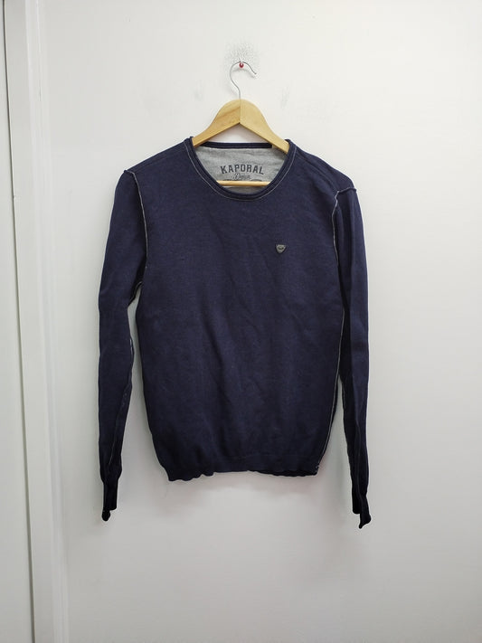 Pull fin Kaporal marine Taille M