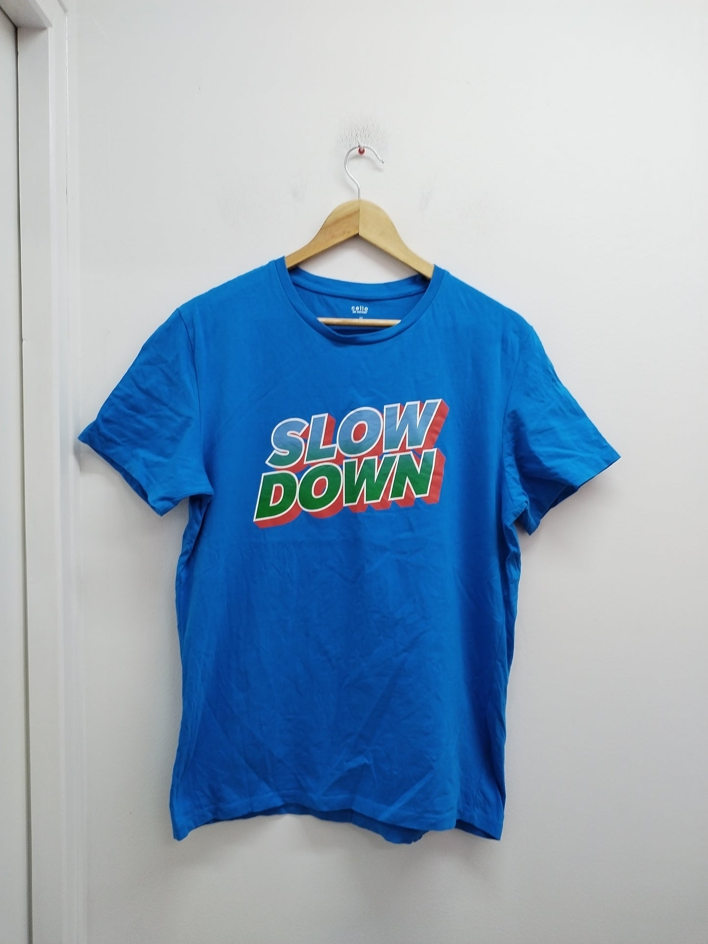 T-shirt Celio bleu clair avec impression taille M