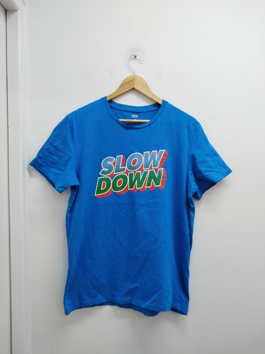 T-shirt Celio bleu clair avec impression taille M