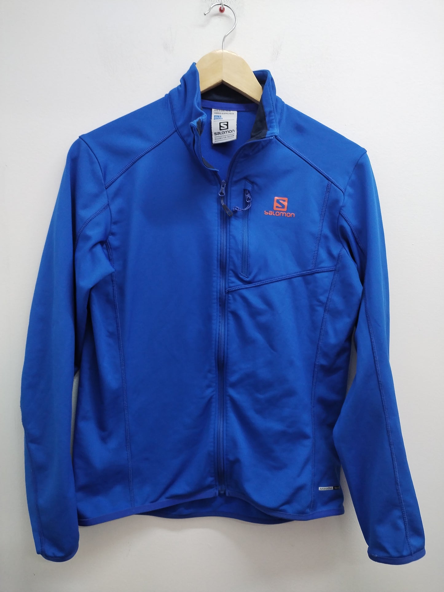 Veste de sport zippée Salomon bleue Taille S