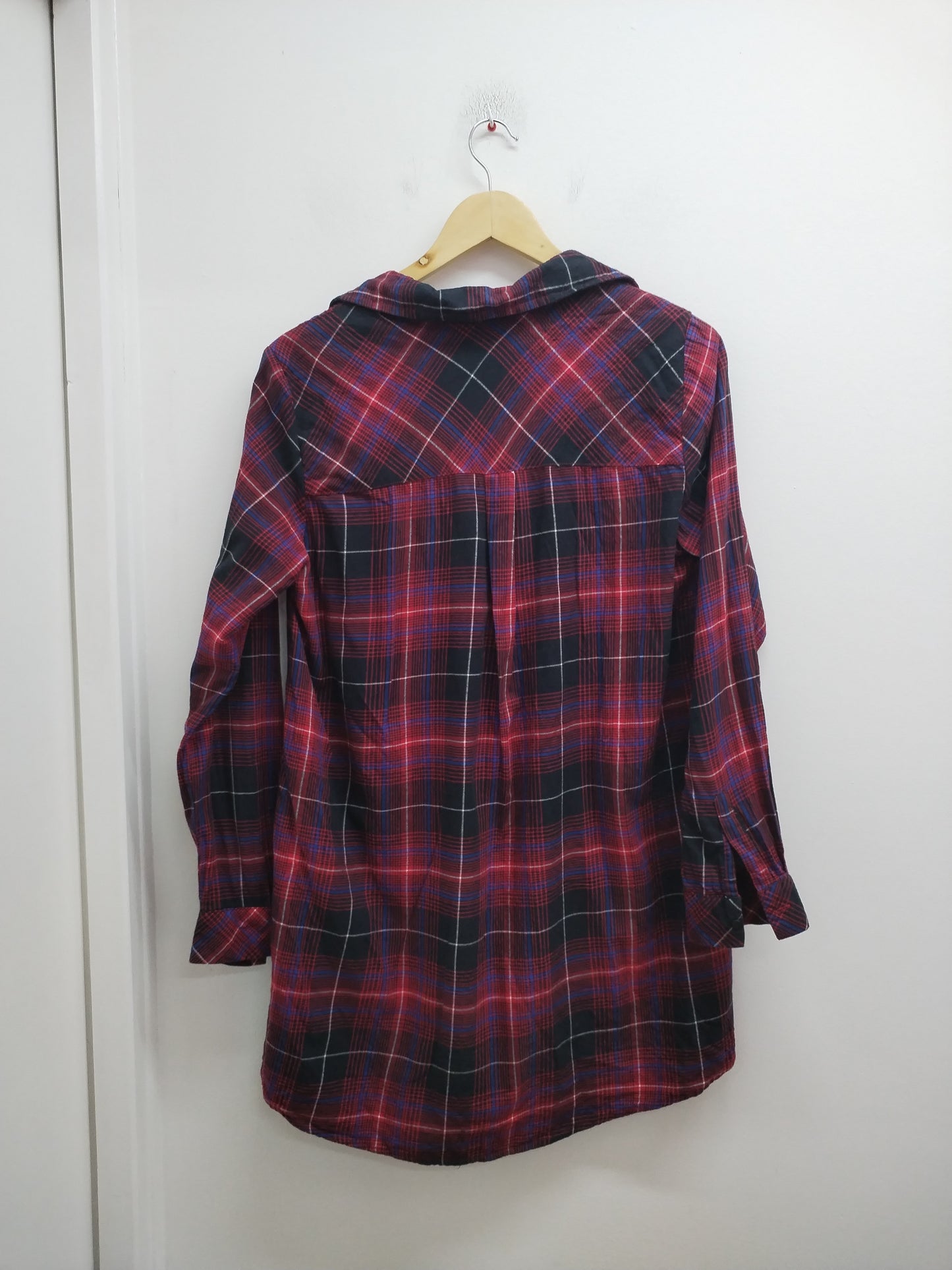 Robe chemise Jean Pascale rouge à carreaux Taille 40