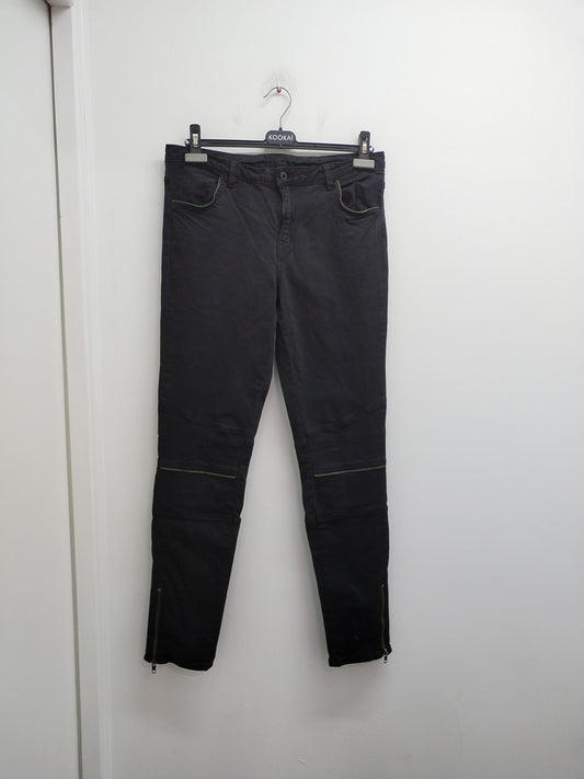 Jeans Vila noir avec fermetures Taille 42