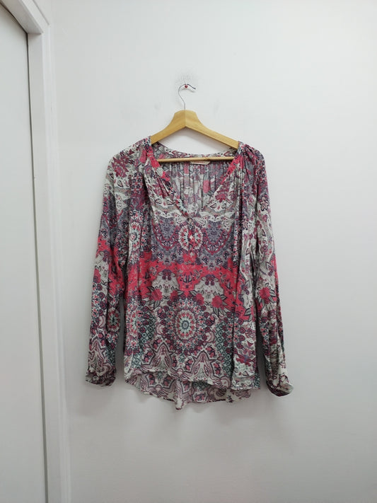Tunique Camaïeu imprimé fleuri Taille 2XL