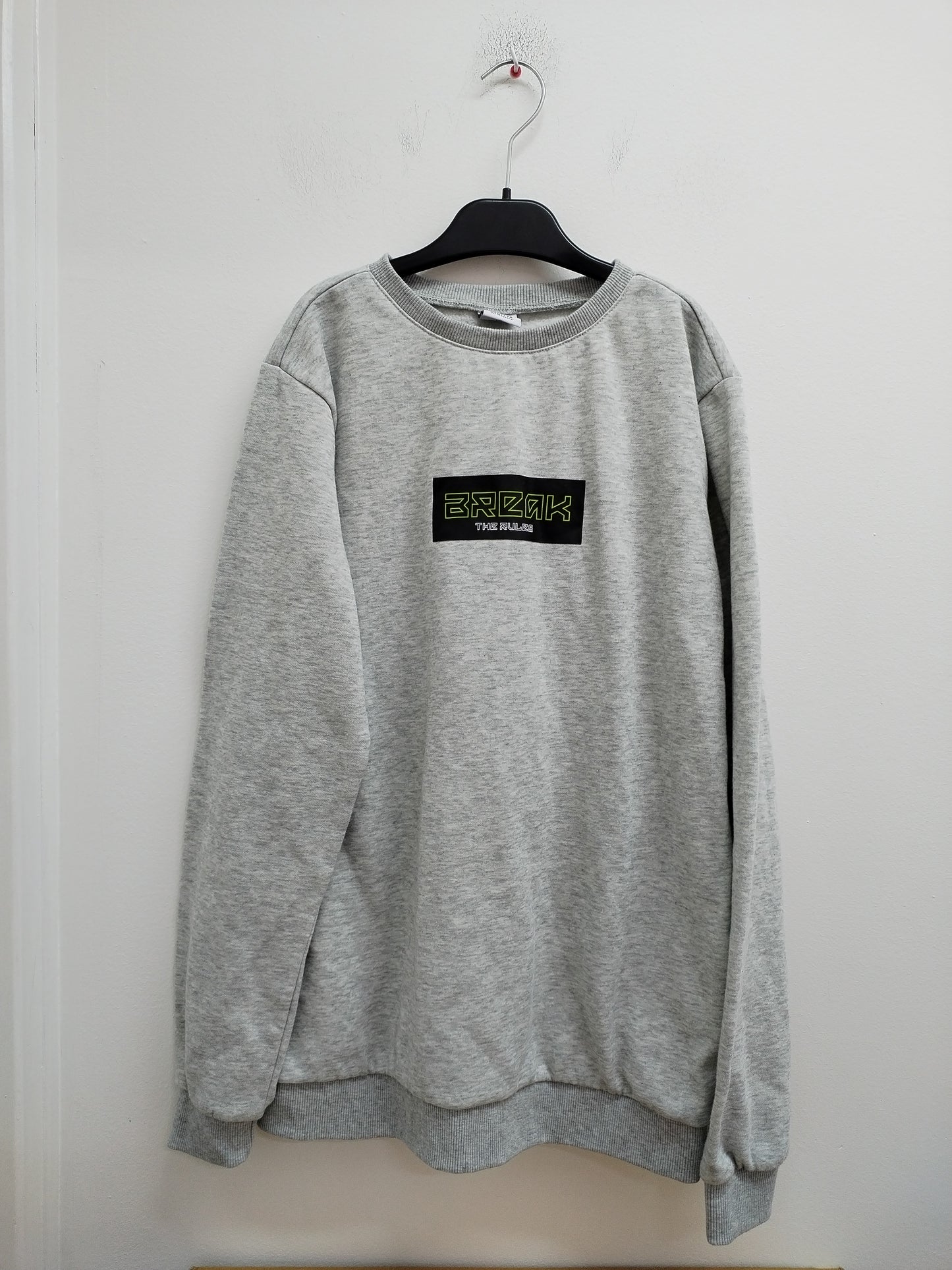 Sweat Chapter Young gris chiné avec impression Taille 14/15 Ans