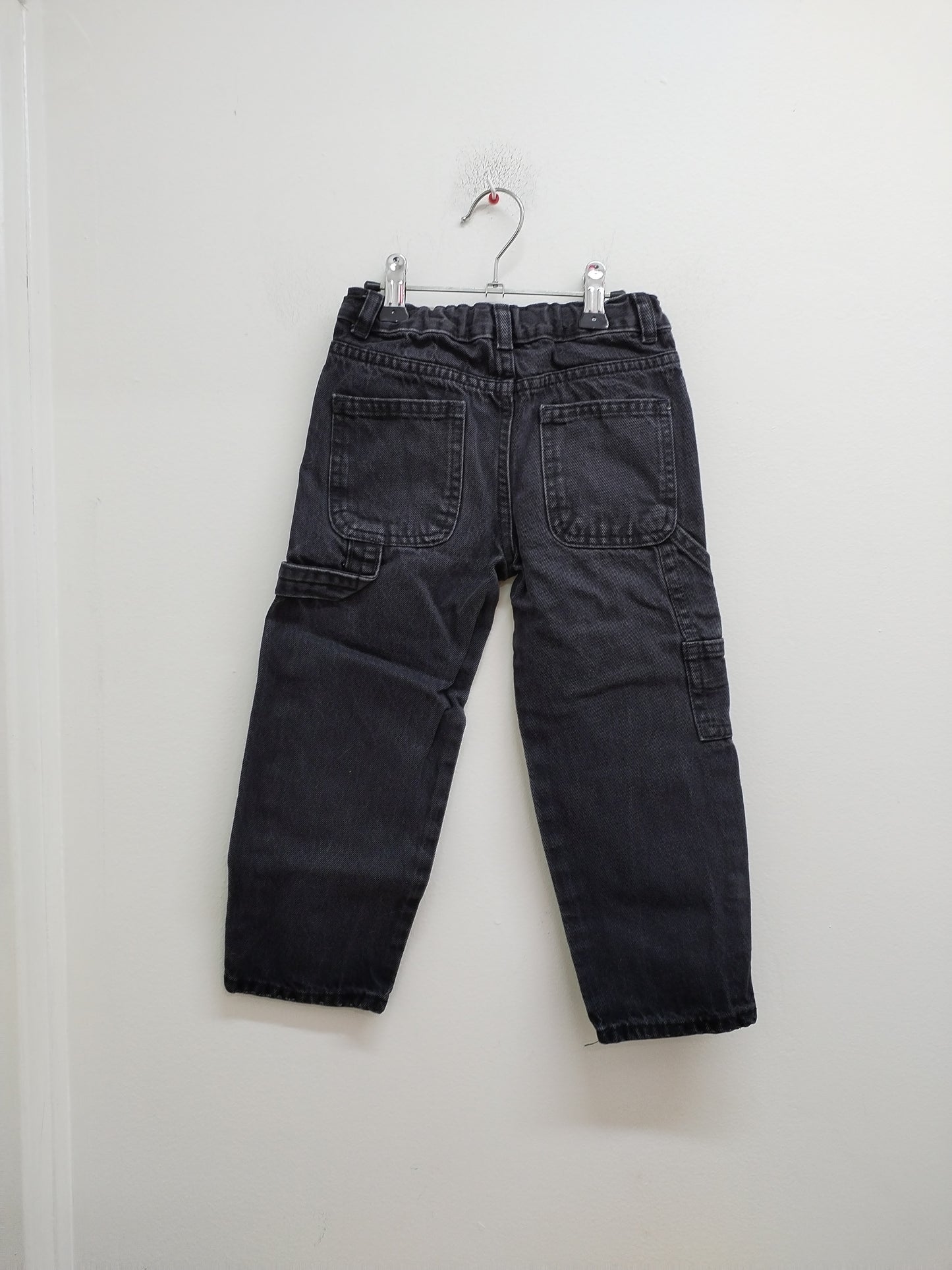 Jeans straight Kiabi noir délavé Taille 4 Ans