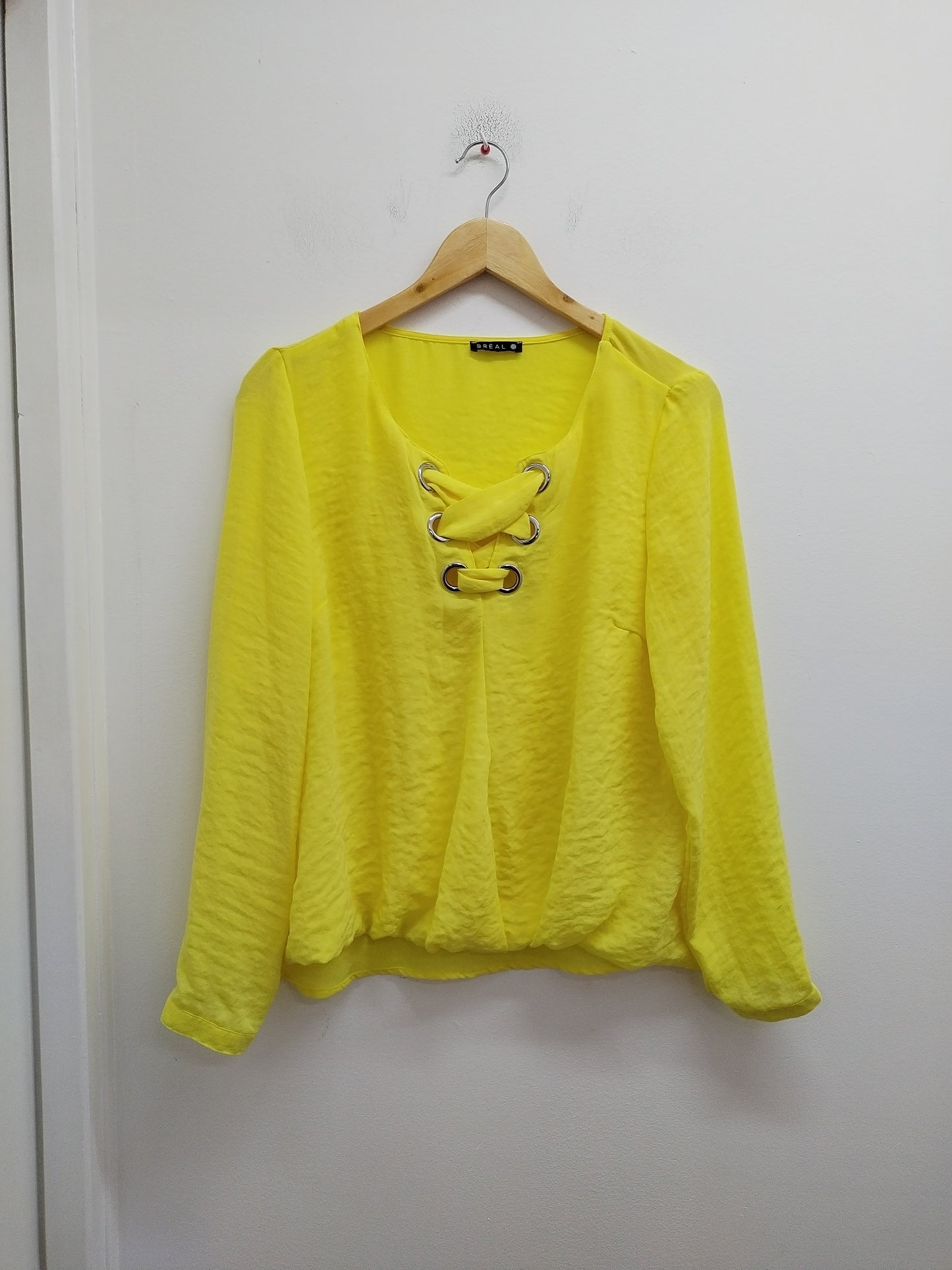 Tunique manches longues Bréal jaune Taille M