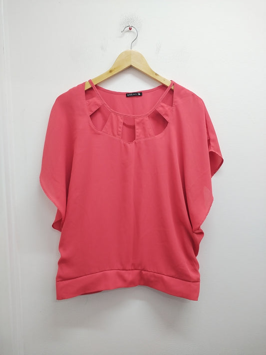 Tunique manches courtes Bréal corail Taille 40