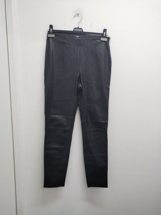 Pantalon similicuir Kiabi noir Taille 40