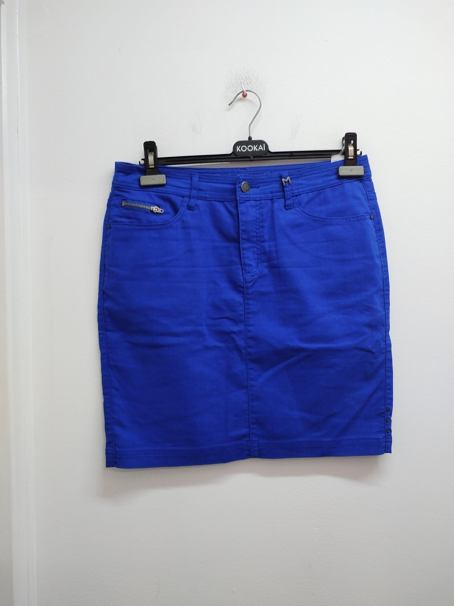 Jupe courte Mado et les Autres bleue Taille 40