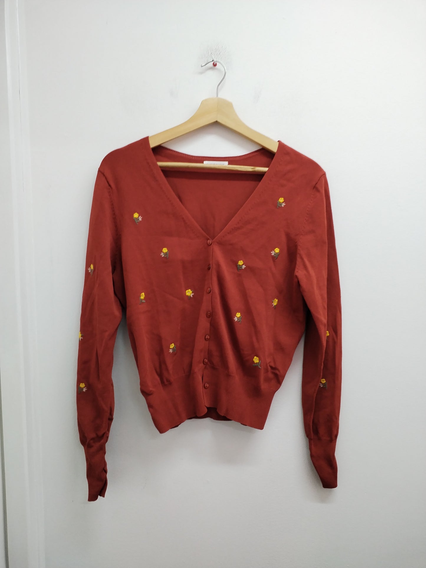 Gilet Cache-Cache marron avec broderie Taille M