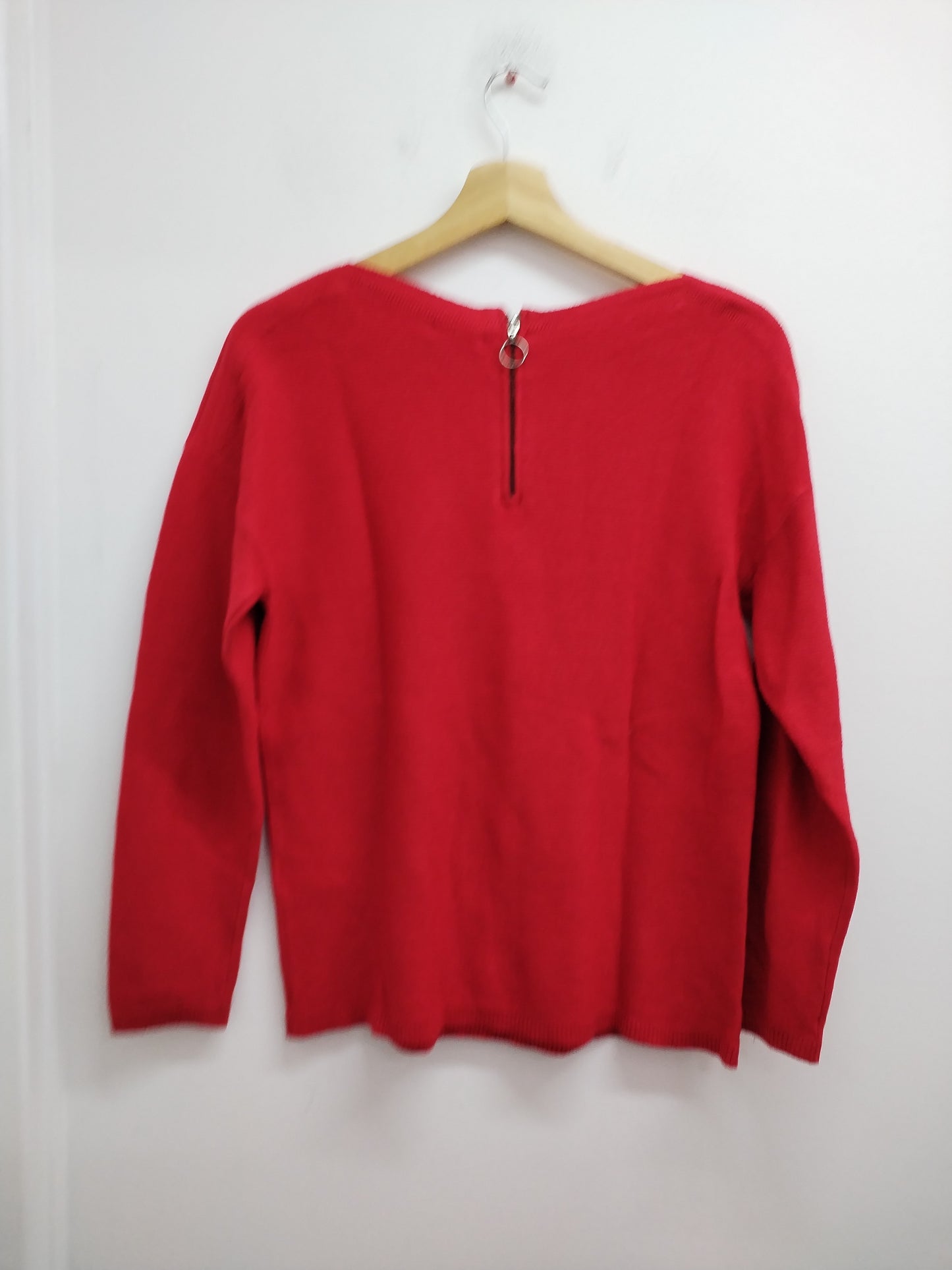 Pull Cache-Cache rouge Taille M