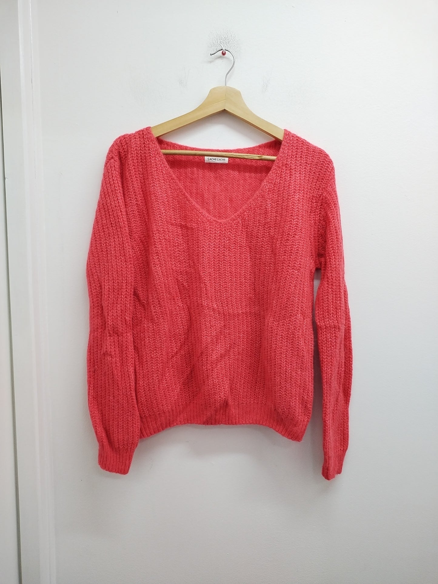 Pull en mailles Cache-Cache corail Taille S
