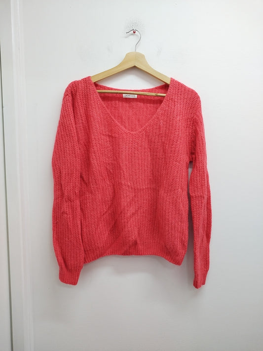 Pull en mailles Cache-Cache corail Taille S