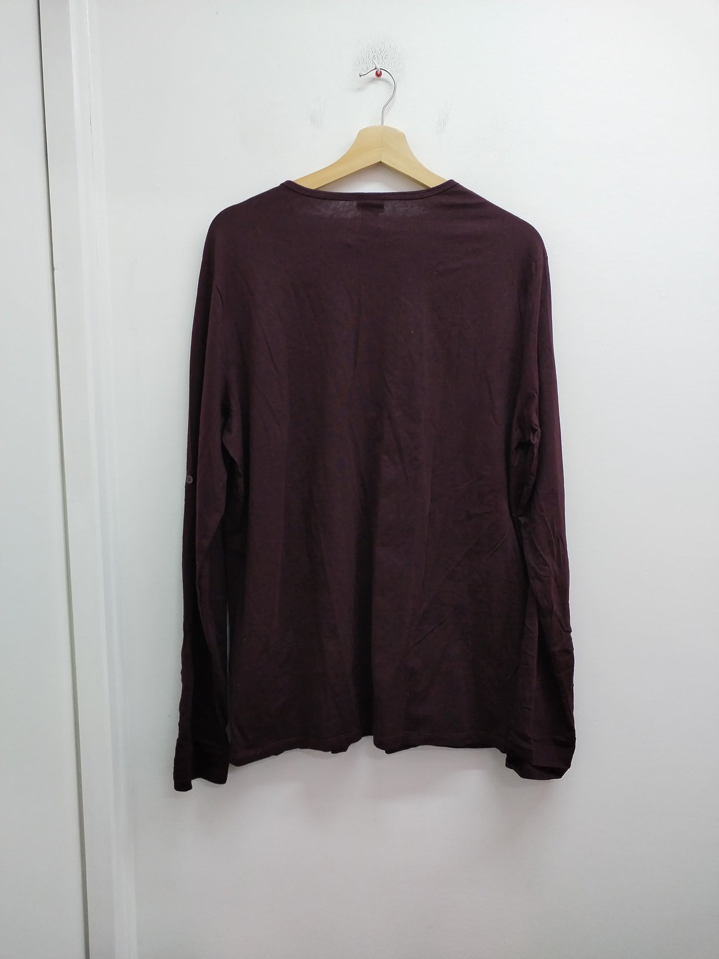 T-shirt manches longues H&M prune foncé Taille L