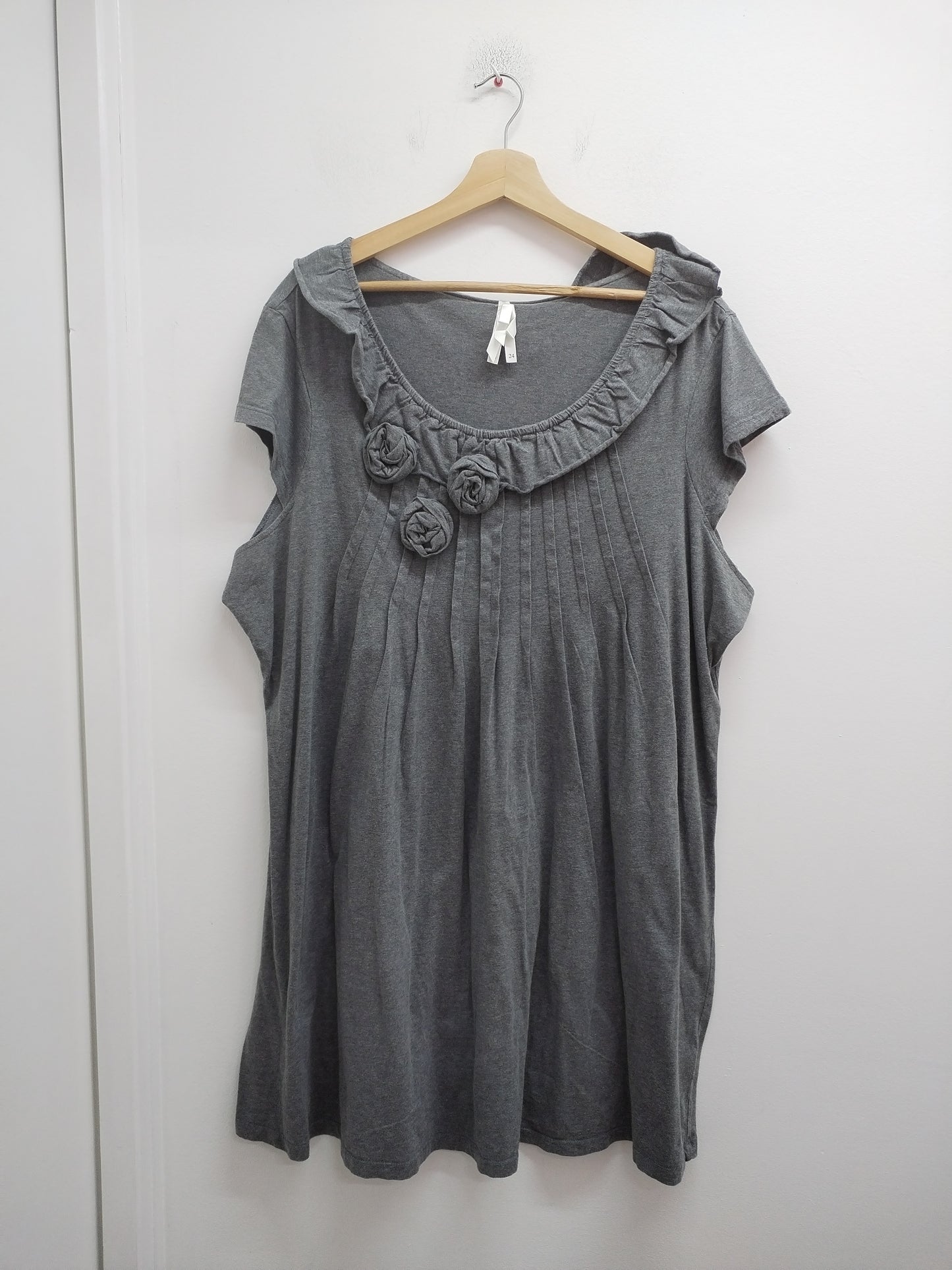 Robe manches courtes Next With Love grise Taille 2XL/3XL