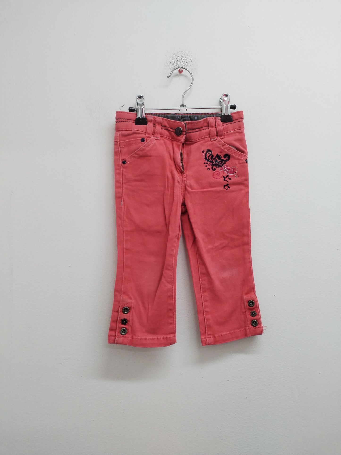 Pantalon Orchestra corail avec broderie Taille 3 Ans