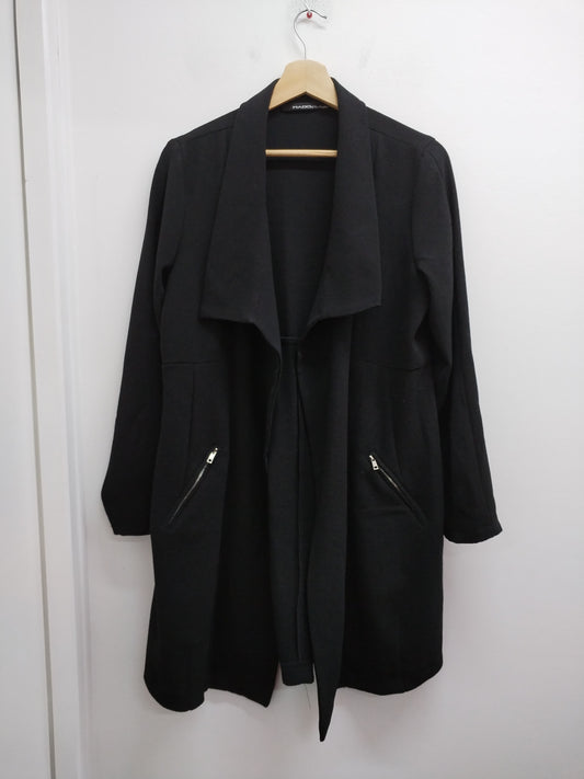 Veste longue et légère Mado et les Autres noire Taille M