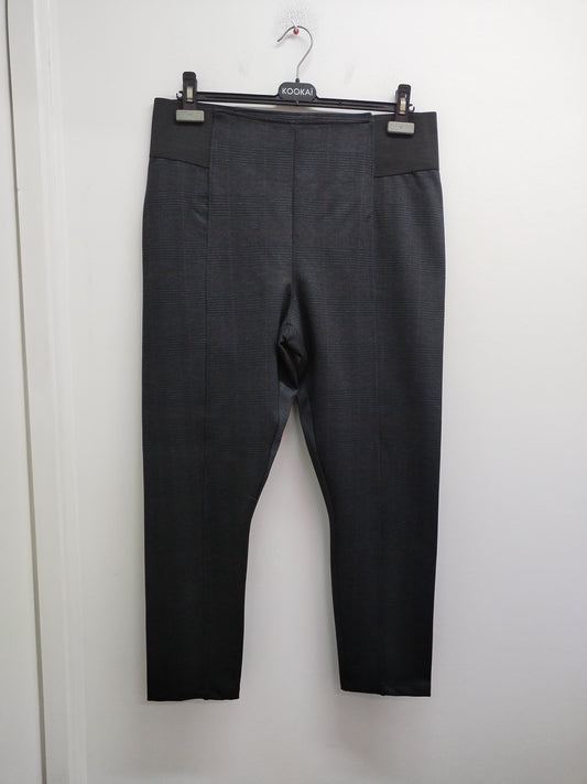 Jegging gris anthracite à carreaux Taille 46