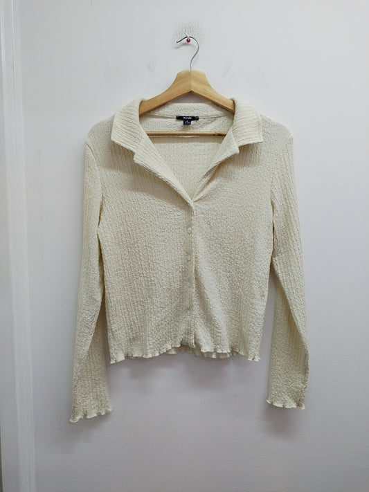 Chemise blanc cassé Kiabi Taille M