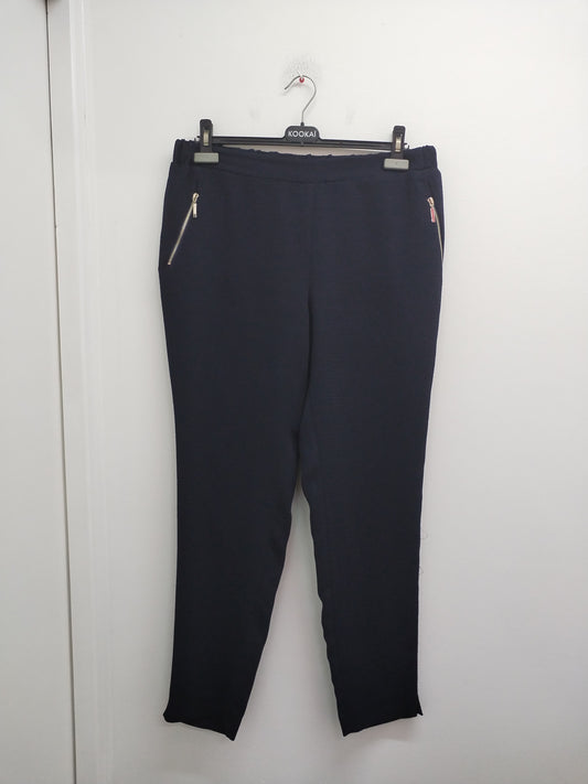 Pantalon fluide Grain de Malice bleu marine Taille 44