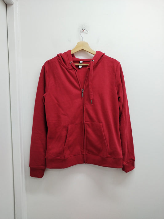 Sweat à capuche zippé Ever Me rouge Taille M