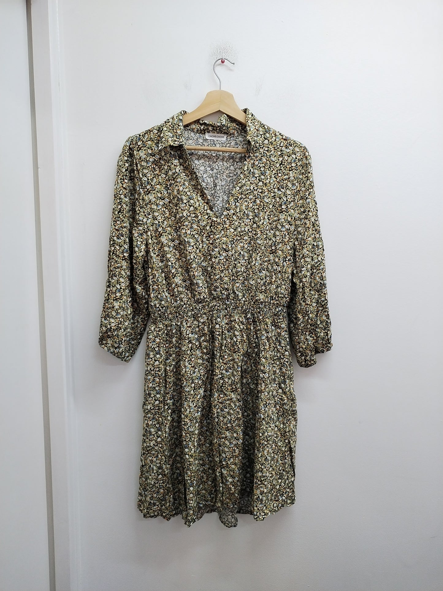 Robe manches 3/4 Cache-Cache fleurie Taille 42